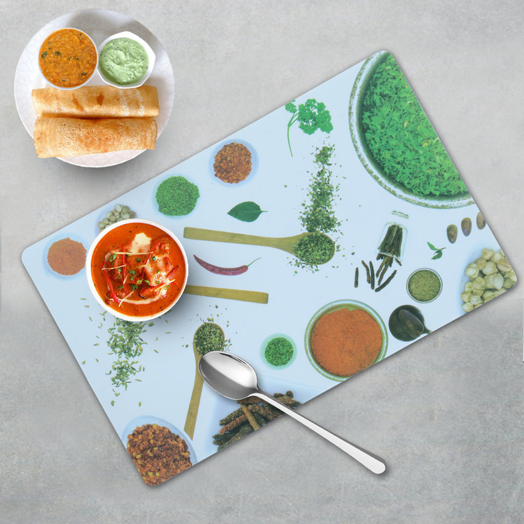 Green Spices Tablemats (Set of 6)