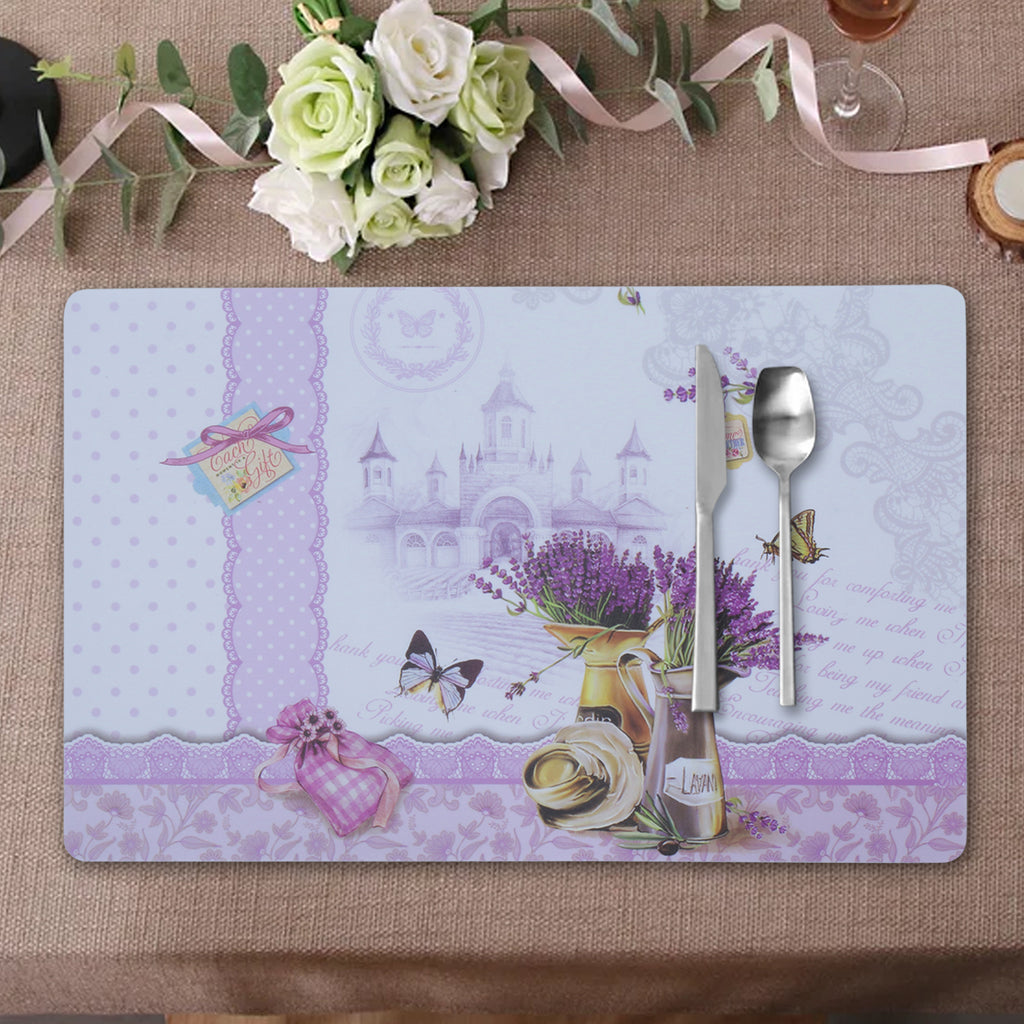 Lavender Butterfly Tablemats (Set of 6)