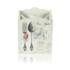 Square Vintage Spoon, Fork and Knives Organizer