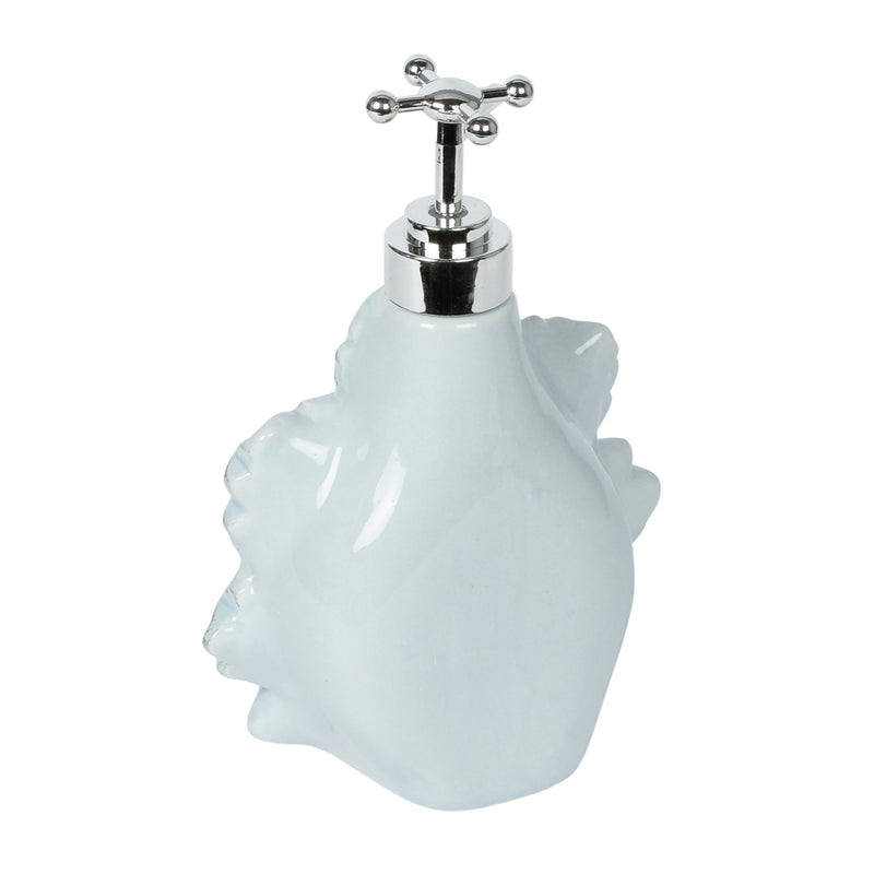 Maple Leaf Liquid Soap Dispenser -  Blue