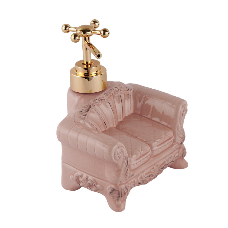 Vintage Sofa Soap Dispenser - Baby Pink