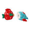 Cute Fish Salt and Pepper Set - Red/Blue