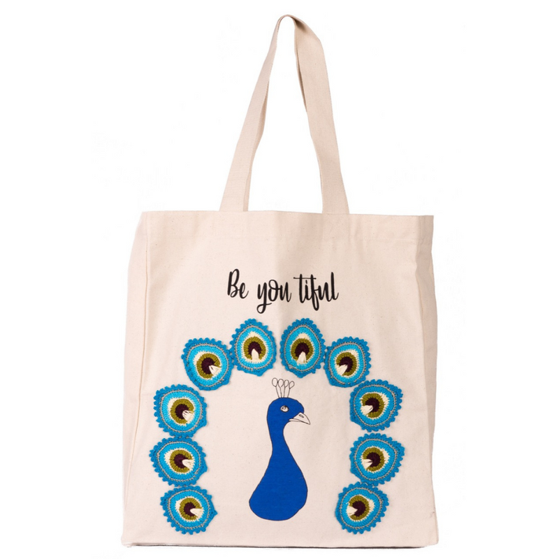 Blue Peacock Women's Tote Bag