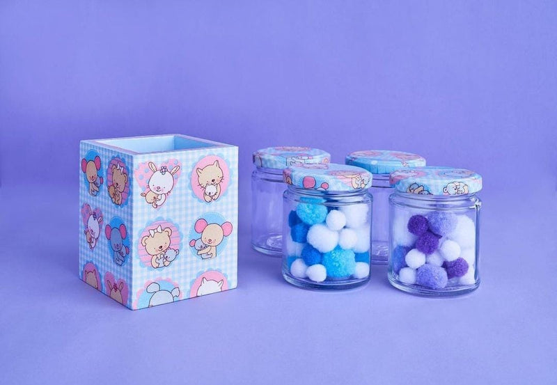 Little Bears Pen Stand & Lid Jars