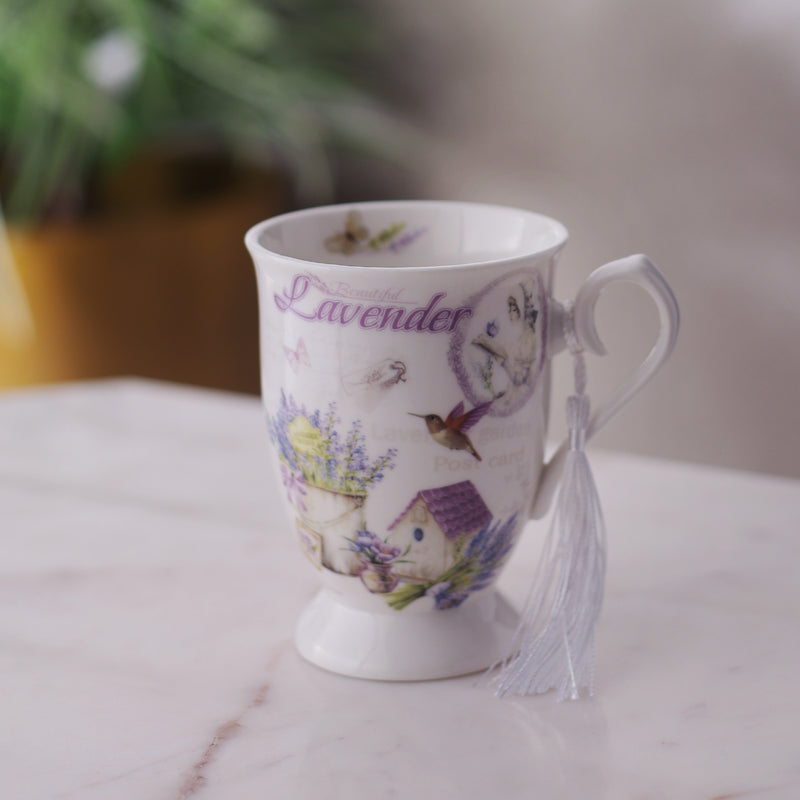 Country Lavender Teacup