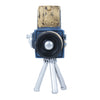 Vintage Tripod Camera Tabletop Accent - Blue