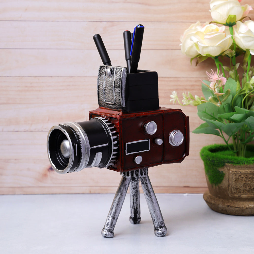 Vintage Tripod Camera Tabletop Accent