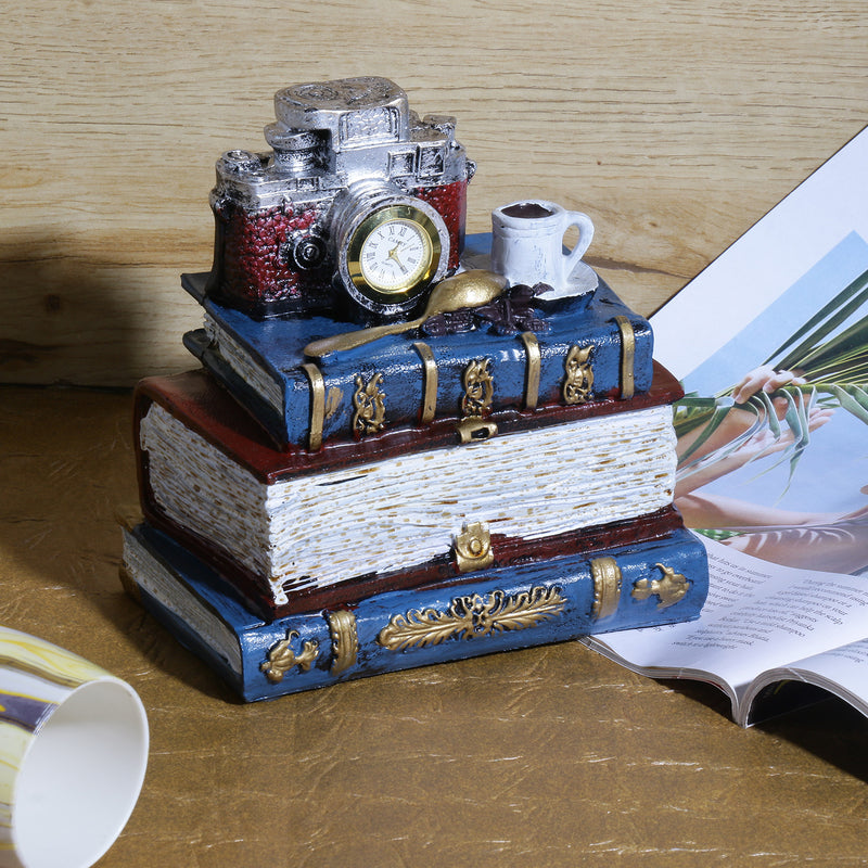 Vintage Camera & Coffee Tabletop Accent