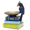 Vintage Books & Bird Tabletop Accent