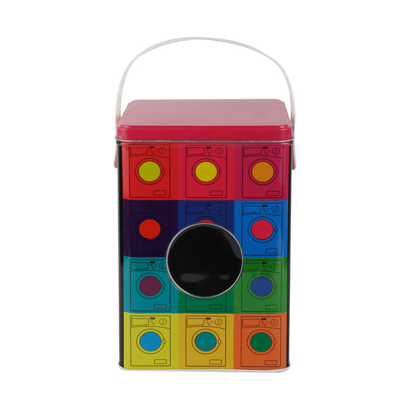 Multicolour Dotted Detergent Powder Storage Box