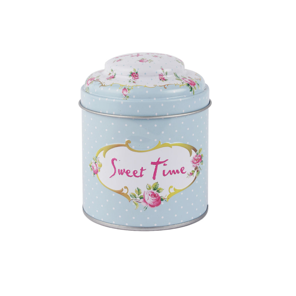 Sweet Time Metal Tin Canister