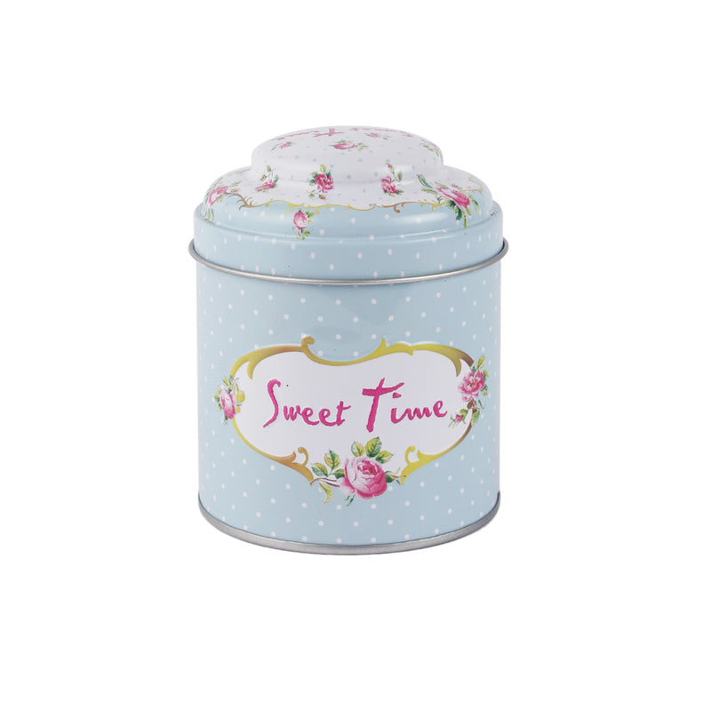 Sweet Time Metal Tin Canister
