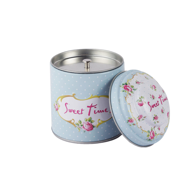 Sweet Time Metal Tin Canister