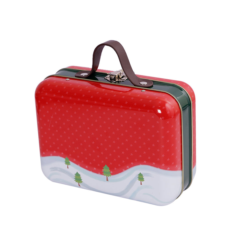 Cute Christmas Trunk Box - Red