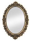 Gold Oval Mirror