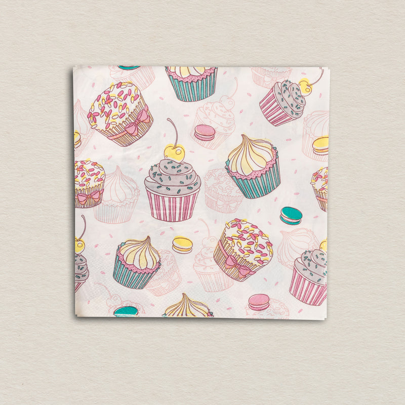 Cupcake Tissue Paper Pack (Set Of 20)