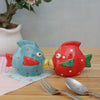 Cute Fish Salt and Pepper Set - Red/Blue