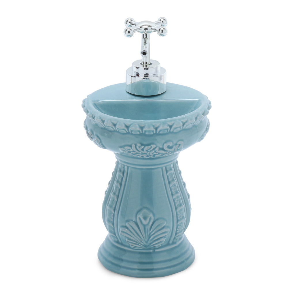 Vintage Sink Soap Dispenser - Blue