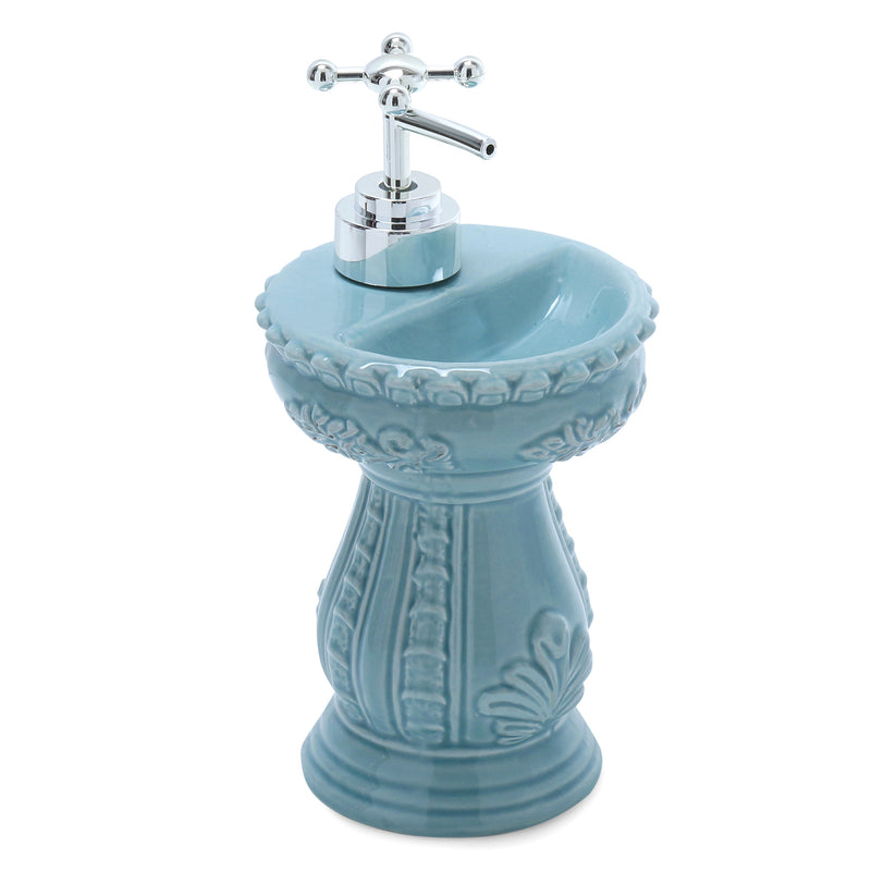 Vintage Sink Soap Dispenser - Blue