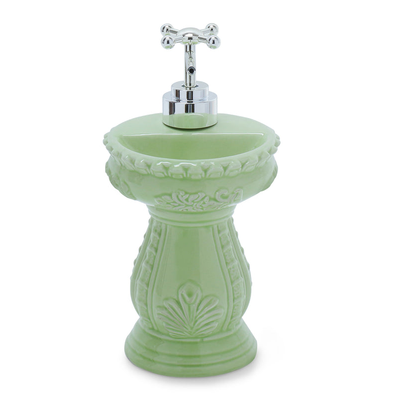 Vintage Sink Soap Dispenser - Green