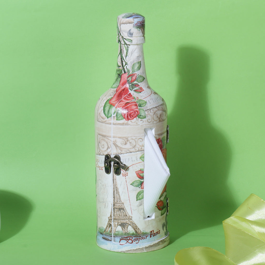 Eiffel Tower Bottle Shaped Napkin Holder