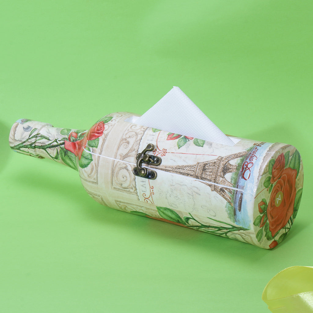 Eiffel Tower Bottle Shaped Napkin Holder