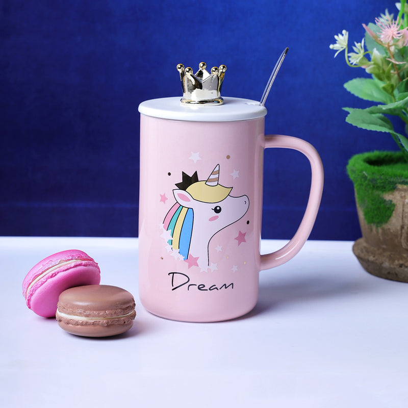 Pastel Pink Unicorn Mug - Dream