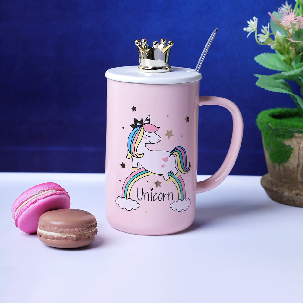 Pastel Pink Unicorn Mug - Rainbow Unicorn