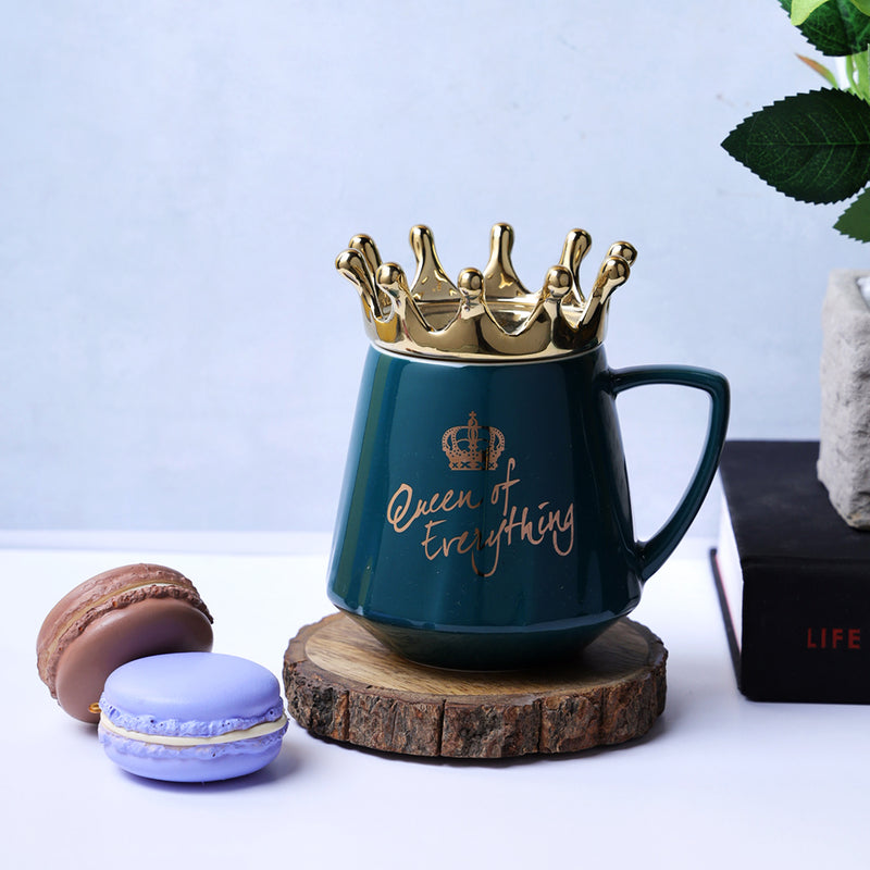 Queen of Everything Mug - Green