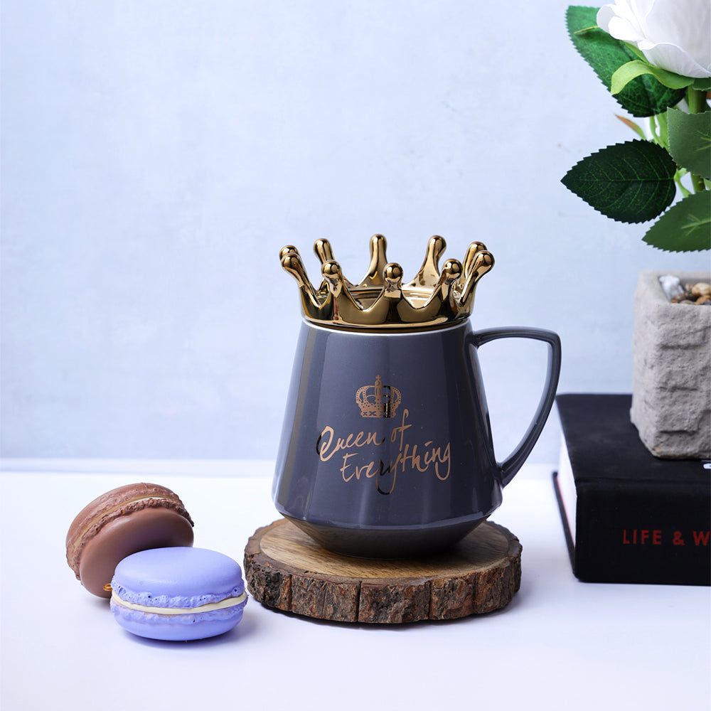 Queen of Everything Mug - Grey