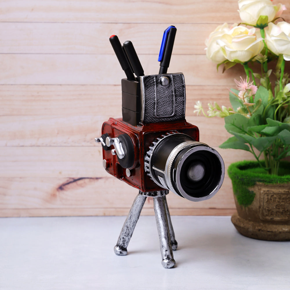 Vintage Tripod Camera Tabletop Accent