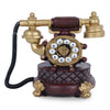Vintage Telephone Decorative Accent - Brown