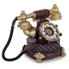 Vintage Telephone Decorative Accent - Brown