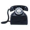 Retro Telephone Desk Organizer - Black