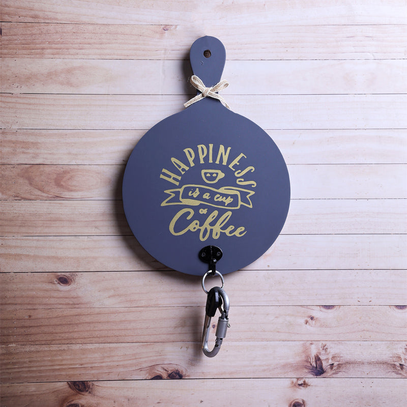 Happiness Wall Hanging Key Holder