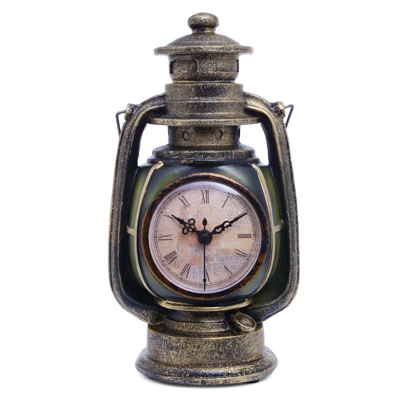Vintage Lantern Tabletop Clock