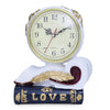 Vintage Books Tabletop Clock - White