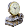 Vintage Books Tabletop Clock - Gold