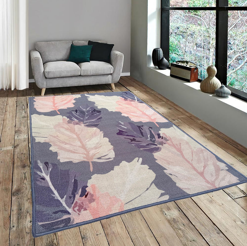 Hazel Leaves Nylon Rug