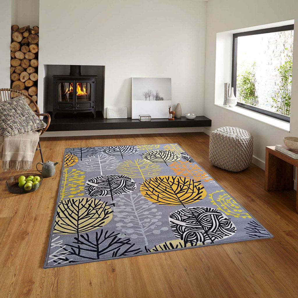 Circle Tree Nylon Rug