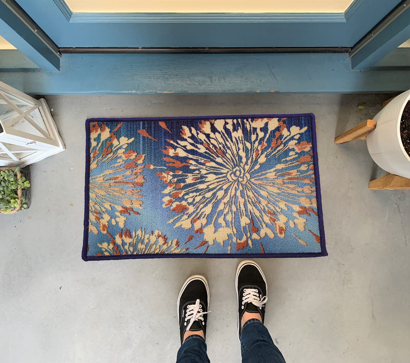 3D Fireworks Art Door Mat