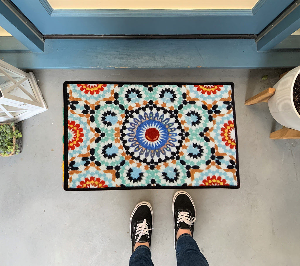 Morrocon Print Door Mat