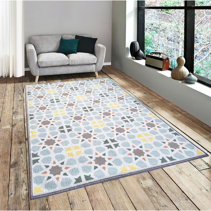 Star Tiles Rug- Pastels