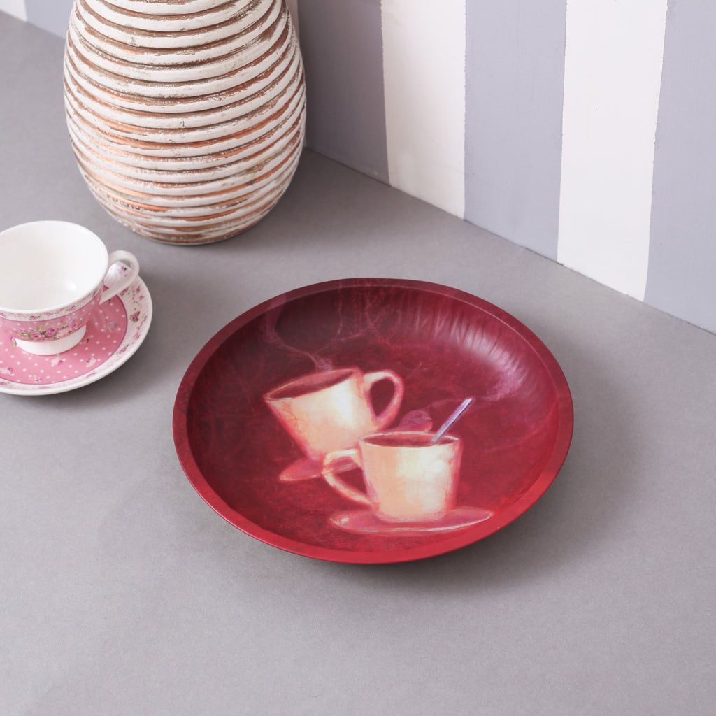 Coffee Round Serving Platter