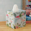 Forest Flamingo Tissue Box - Square