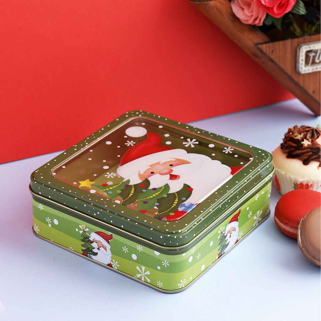 Peeping Santa Cookie Box