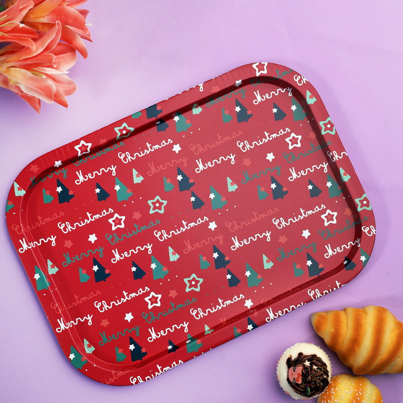 Merry Christmas Gift Tray (Set of 2)