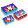 Seasons Greetings Rectangle Storage Box (Set of 3)