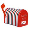 Christmas Stripes Mini Post Box