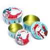 Joyful Santa Round Storage Box (Set of 3)